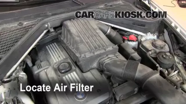 2008 BMW X5 3.0si 3.0L 6 Cyl. Air Filter (Engine) Replace